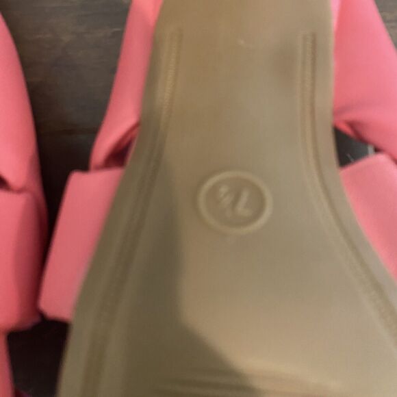 A New‎ Day Heels Sandals Women’s 7.5 Pink Memory Foam - Picture 2 of 11